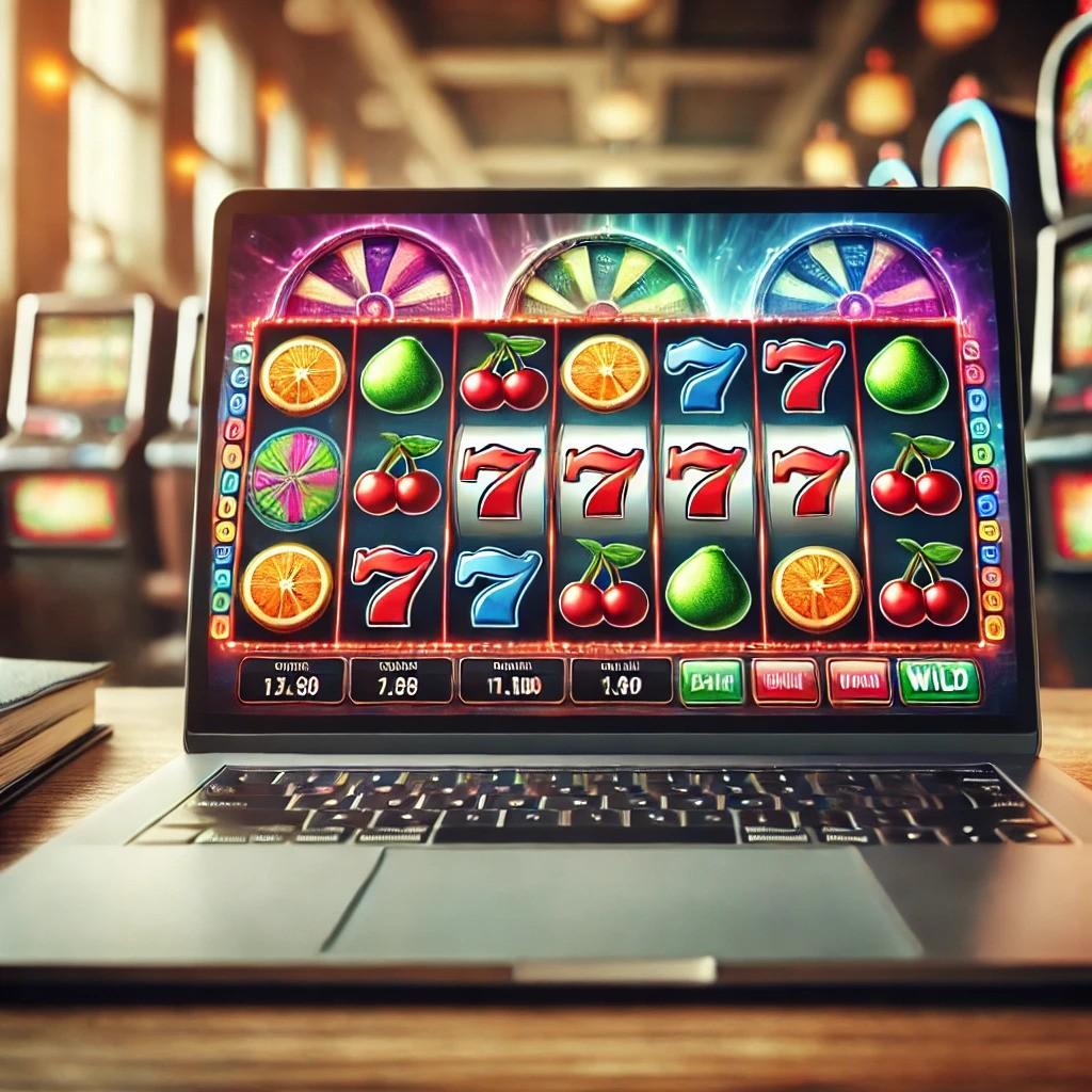 Egy online nyerőgép laptopon