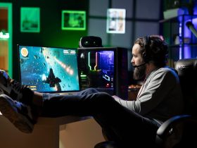 Gamer szoba profi eszközökkel.